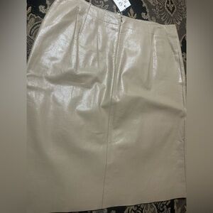 Armani leather skirt 🔥🔥🔥